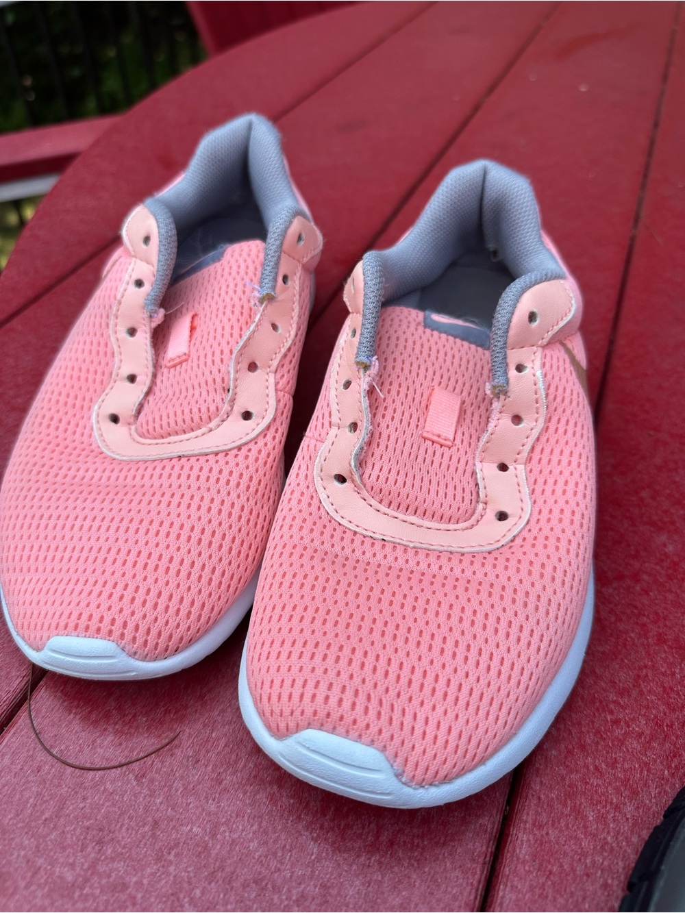 Kids Pink Slip-On Athletic Shoes